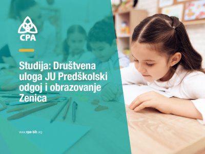 Studija: Društvena uloga JU Predškolski odgoj i obrazovanje Zenica